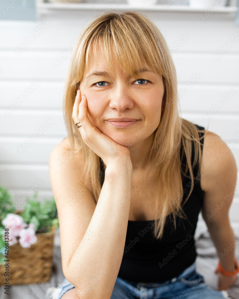 Woman feeling thoughtful